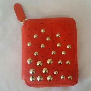 BE&D Small Zip Around Wallet with Stud Detail